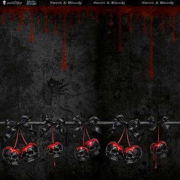 Sweet & Bloody - 1,5m-Paneel - Jersey